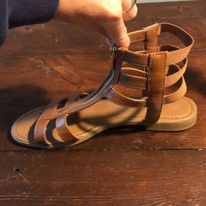 Merona Gladiator Zipper Sandals